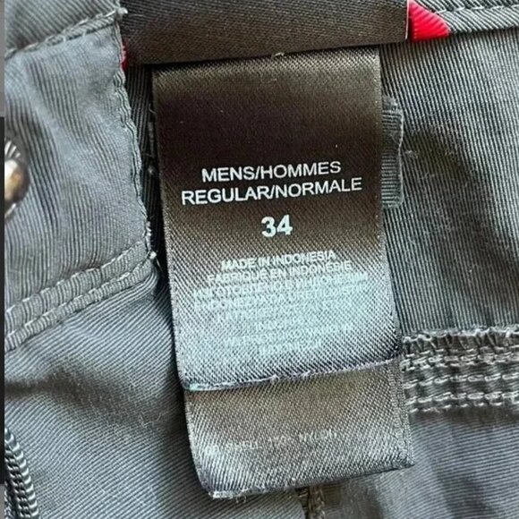 The North Face Paramount Active Cargo Shorts Size 34 Gray Nylon Hiking 9" - Picture 3 of 9